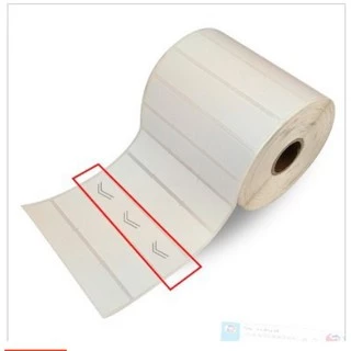 Decal tem nhãn 35x22 mm 3 tem/hàng cuộn 50m - Tem vỡ xương cá