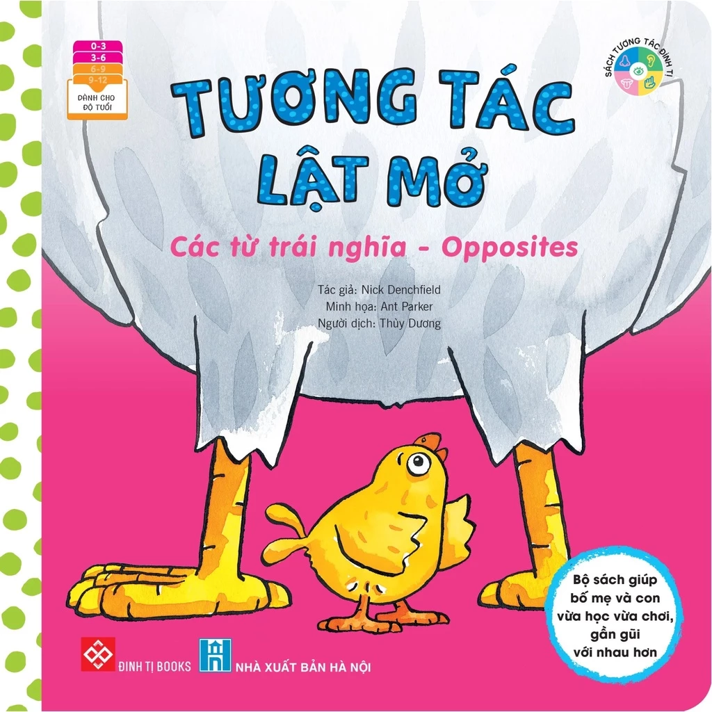 SÁCH - Tương tác lật mở - Các từ trái nghĩa - Opposites