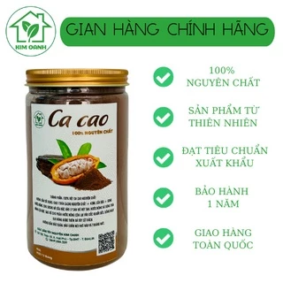 Ca Cao nguyên chất Đăk Lăk thơm ngon đặc sản Tây Nguyên Kim Oanh hộp 500gr