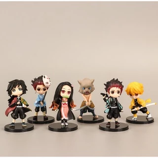 Mô Hình Nhân Vật Anime Ghost Slayer Bladeyaiba Anjiro ,kamado, nezuko ,zenitsu,giyu