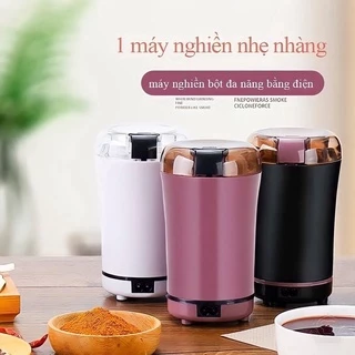 Máy Xay Hạt Khô, Máy Xay Bột Ngũ Cốc, Cafe, Thảo Dược, Các Loại Hạt Cực Nhanh Chỉ Từ 6 Đến 18 Giây - FreeShip