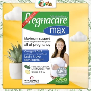 [Mẫu Mới] Vitamin bầu bổ sung cho phụ nữ mang thai Pregnacare Max Anh