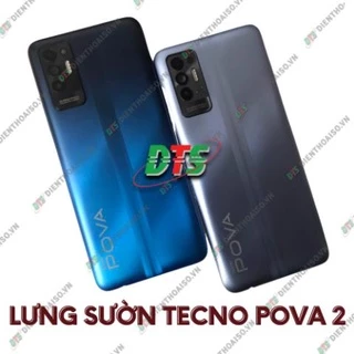 Lưng sườn tecno Pova 2 màu xanh, bạc