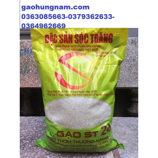 Gạo ST24-1kg -sóc trăng-top 3 gạo ngon nhất thế giới- giao hàng ifast - ifast.com.vn - cbig.vn hệ thống tạp hóa cbig.vn