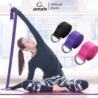 Dây Tập Yoga Loại Tốt  1m8 x3,8cm hỗ trợ tập động tác khó, tăng độ dẻo uốn người tập Yoga