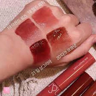 (CAM KẾT AUTH, TEM HIDDEN TAG) Son bóng Hàn Quốc liptint màu 17 19 20 21 12