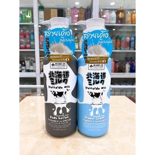 Sữa Tắm - Sữa Dưỡng Thể Trắng Da Beauty Buffet Hokkaido Milk Whitening AHA Thái Lan 700ml
