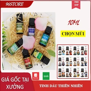 Tinh dầu thiên nhiên nguyên chất 10ml dùng cho máy xông tinh dầu (chọn mùi)