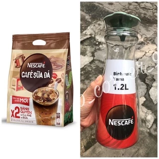 [Tặng bình nhựa][Hsd:5/2024]Bịch 25 gói cà phê sữa đá Nescafe