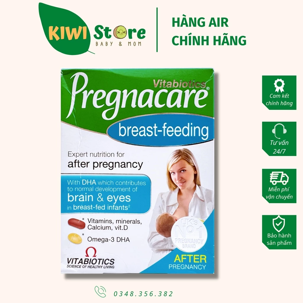 Vitamin tổng hợp Pregnacare Breast feeding Bú Anh (hộp-84 viên)