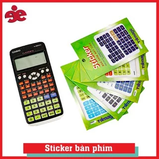 STICKER DÁN BÀN PHÍM MÁY TÍNH CASIO FX 580VNX- DÙNG ĐỂ TRANG TRÍ MÁY TÍNH