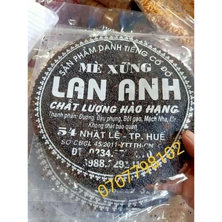 Mè xửng dẻo dạng tròn Lan Anh- Huế ( mè đen) 1 miếng