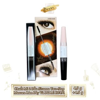 [Auth Thái] Chuốt Mi 2 Đầu Sivanna Two-Step Mascara Làm Dày Và Dài Mi HF891