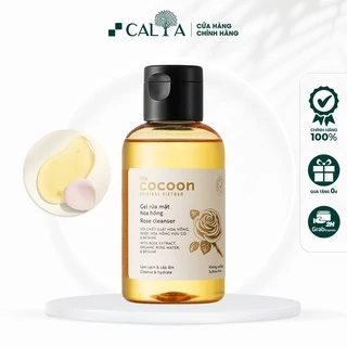 Gel Rửa Mặt Cocoon Hoa Hồng Làm Sạch Sâu, Dưỡng Ẩm, Se Khít Lỗ Chân Lông - Cocoon Rose Cleanser 140ml