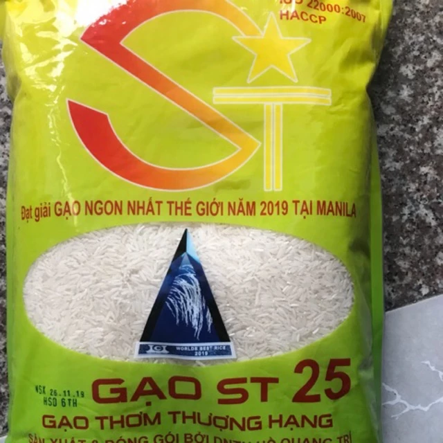 Gạo St25- Gạo ngon nhất thế giới 2019