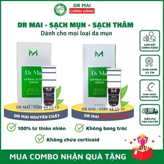Dr Mai, serum sạch mụn chiết xuất 100% từ thiên nhiên, giúp đánh bay mụn sạch thâm