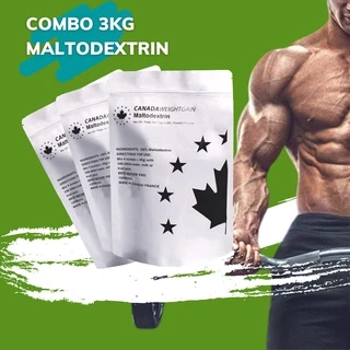 Combo 3Kg SỮA TĂNG CÂN TĂNG CƠ MALTODEXTRIN CANADA WEIGHT GAIN Mass gainer