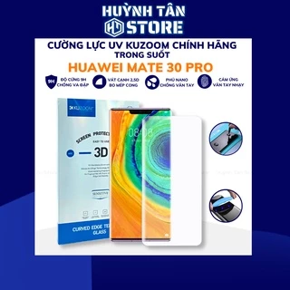 cường lực huawei mate 30 pro UV trong suốt keo lỏng chính hãng kuzoom chống va đập vân tay nhạy phụ kiện huỳnh tân store