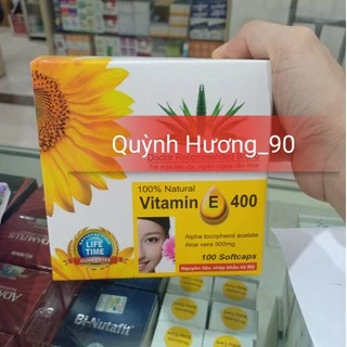 Viên uống VITAMIN E 400 Hướng Dương (hộp 100 viên)