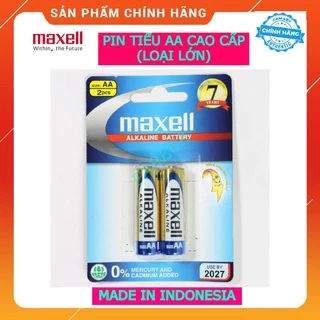 Pin tiểu AA Maxell Alkaline LR6 - pin kiềm alkaline - Pin máy xông khí dung, pin máy đo huyết áp, pin 2a cao cấp