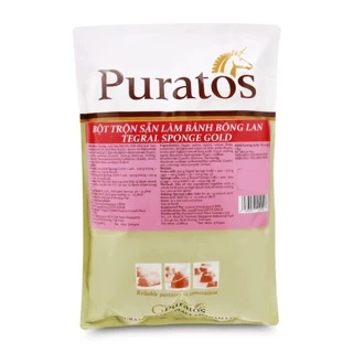 Bột trộn sẵn bánh bông lan puratos gói 1kg