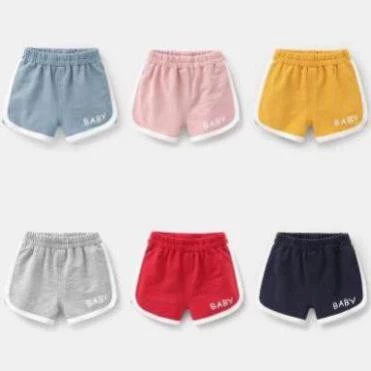 Quần Đùi Chất Thun Lạnh Màu Trơn Cực Phong Cách Cho Bé (6-18kg)