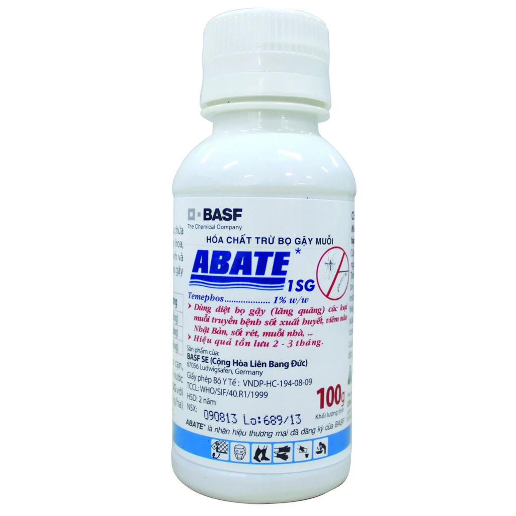 Thuốc diệt lăng quăng Abate 1SG - chai 100g