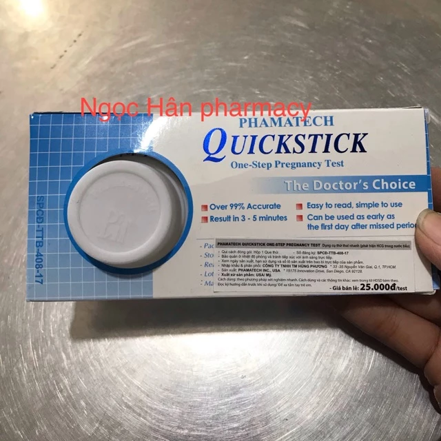 Que thử thai nhanh Quickstick