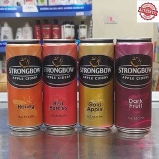 [5vị] Nước Táo Lên Men STRONGBOW Lon 330ml