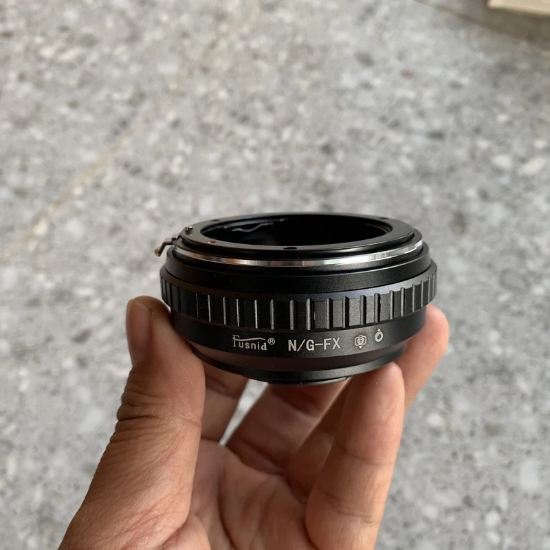 Ngàm chuyển AI(G)-FX Fusnid - sử dụng lens Nikon kể cả lens G trên máy Fujifilm