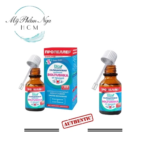 Huyền dịch giảm mụn cấp tốc Nga Salicylic BOLTUSHKA