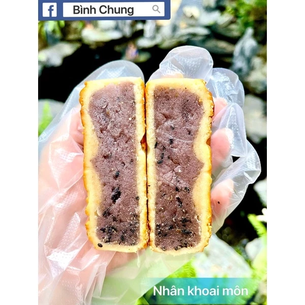 Bánh nướng nhân khoai môn/Bánh trung thu Bình Chung