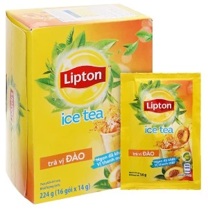 (YÊU THÍCH) Trà Lipton Đào hộp 16 gói