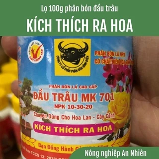 Lọ 100g Phân bón chính hãng đầu trâu MK 701 kích hoa thúc trái, ủ mầm hoa