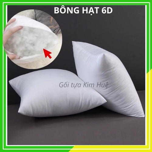 Ruột gối tựa lưng sofa vuông 45x45 cm (bông hạt ép cao cấp) - Kim Huệ X42