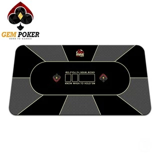 THẢM POKER TEXAS HOLDEM GEM BLACK CAO CẤP