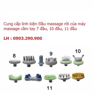 Linh kiện máy massage : 01 Đầu massage rời của Máy massage cầm tay 7 đầu, 10 đầu, 11 đầu