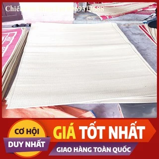 Chiếu Cói Thái Bình - Chiếu Cói Trắng Loại Dầy Kích Thước 0.8,1m2,1m4,1m5,1m6,1m8,2mx2m2