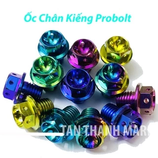 Ốc Chân Kiếng Titan Gr5 Mẫu Dầu Probolt Ren Thuận Ren Nghịch Gắn Tât Cả Dòng Xe Như Exciter/Sirius/Winner/Sonic/Satria..