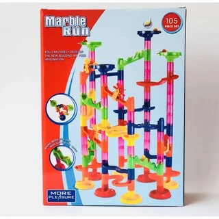 Bộ đồ chơi lắp ráp Marble run giúp bé phát triển tư duy, sáng tạo, kích thích trí thông minh