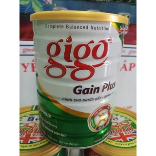 Sữa tăng cân dành cho người gầy, biếng ăn gigo gain plus 900g