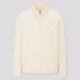 [Auth Uniqlo] Áo nỉ dạ ép lông cừu cổ chui Nam