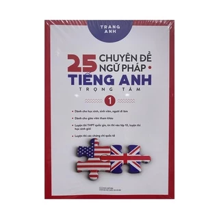 Sách - 25 chuyên đề ngữ pháp tiếng Anh trọng tâm ( tập 1 ) - Tặng kèm bookmark