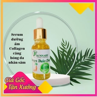 Serum dưỡng ẩm Collagen căng bóng da nhân sâm cấp ẩm sáng da thúc đẩy sản sinh tế bào mới phục hồi