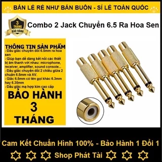 Jack 6.5 ly ra đầu AV hoa sen Jack 6 ly ra hoa sen