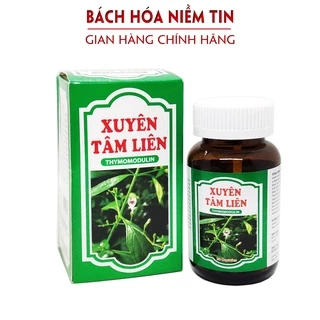 Viên uống XUYÊN TÂM LIÊN - Giải cảm, giảm ho, sốt, sổ mũi, tăng cường miễn dịch hiệu quả- Hộp 30 viên