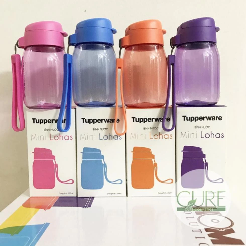 Tupperware - Bình nước Mini Lohas 350ml pha nước cam cho bé