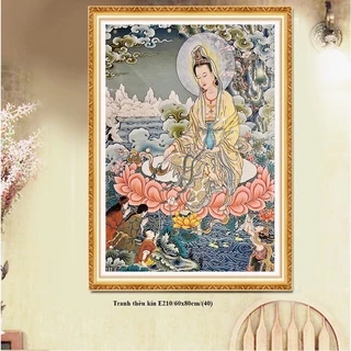 Tranh Thêu Kín Cô Tiên Mẫu Mới E210(60*80cm)