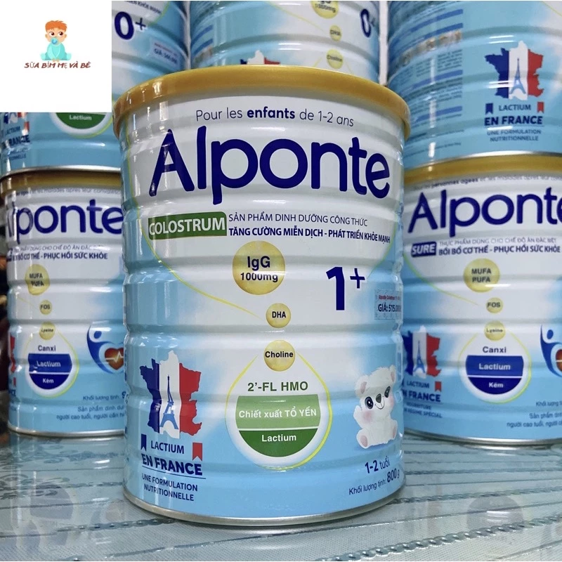 Sữa bột Alponte Colostrum 1+ 800g (date mới)