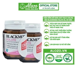 Viên Uống Bổ Sung Axit Folic Cho Mẹ Bầu Blackmores Folate Úc, 90 viên